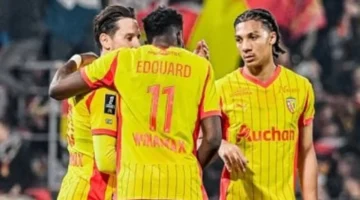 لانس يعتلي صدارة الدوري الفرنسي مؤقتاً بتسجيل خماسية نظيفة في مرمى أنجييه